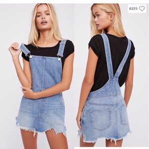 Free People Jean overall dress.